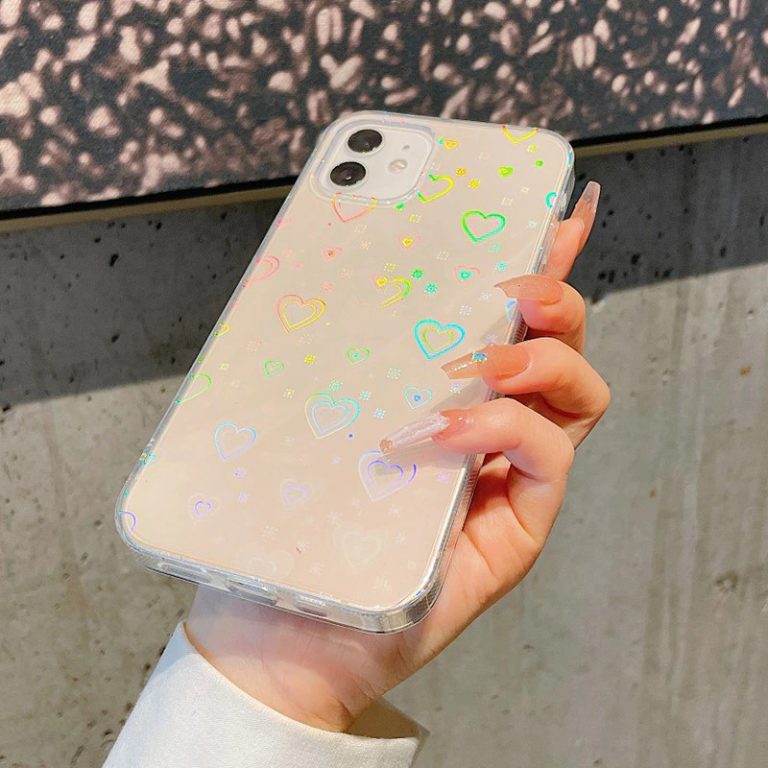 Holographic Heart Iphone Case Zicase