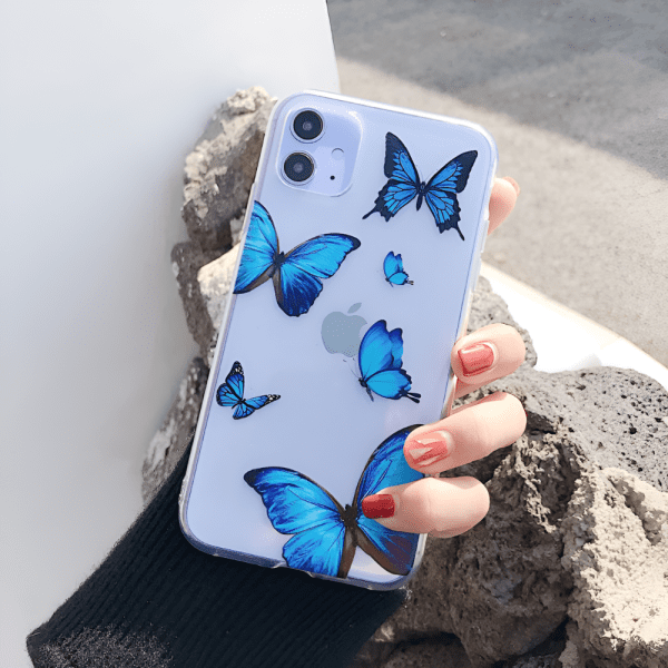 Blue Butterfly Phone Case - iPhone 11