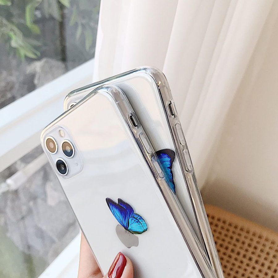 Blue Butterfly iPhone XR Case