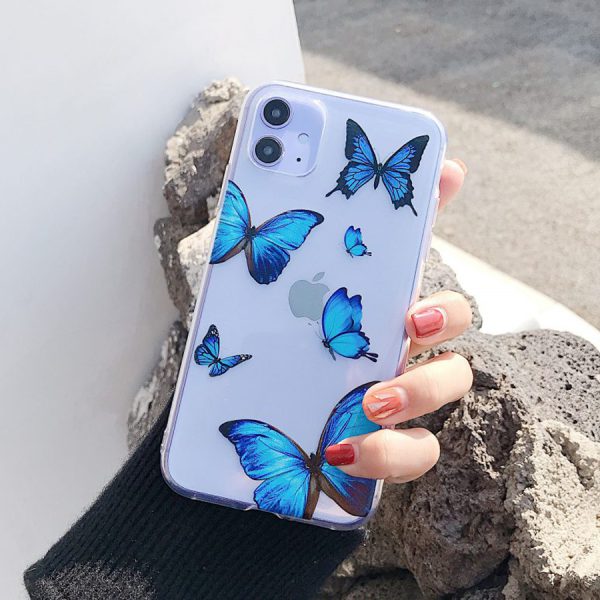 Blue Butterfly iPhone 11 Case