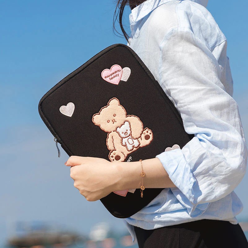 Cute Cartoon Bear Design iPad Case - ZiCase
