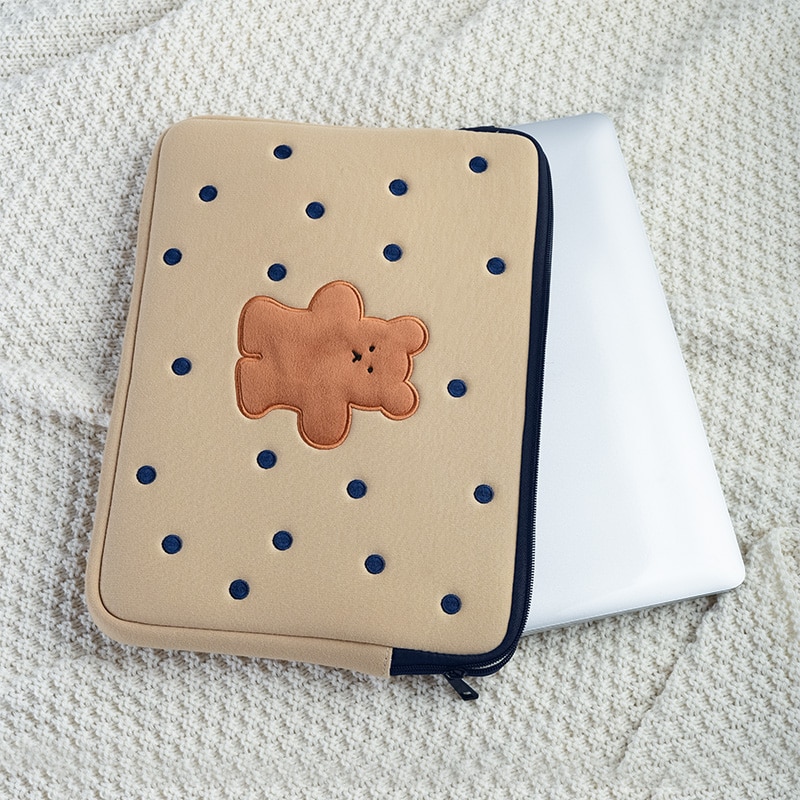 Cartoon Brown Bear iPad Bag