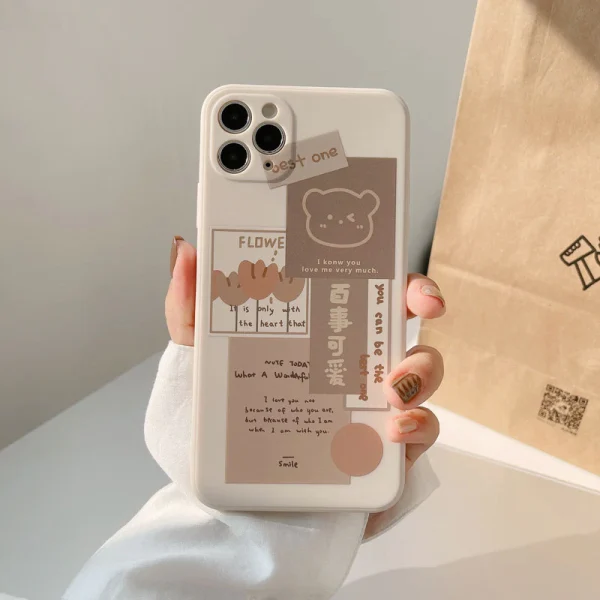 Brown Kawaii Bear iPhone 11 Pro Max Case