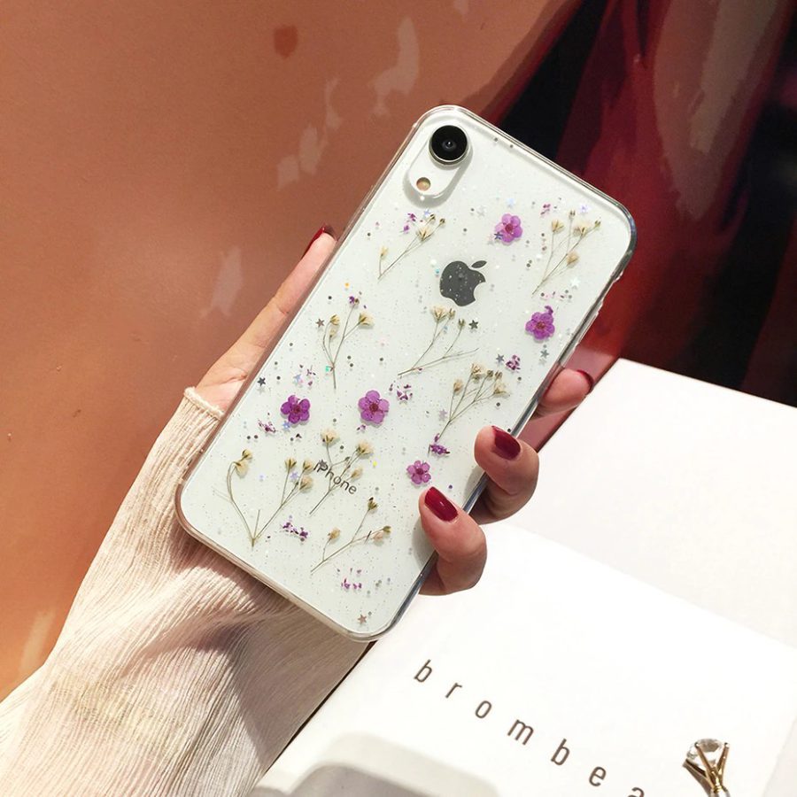 Pressed Dried Flower iPhone XR Case