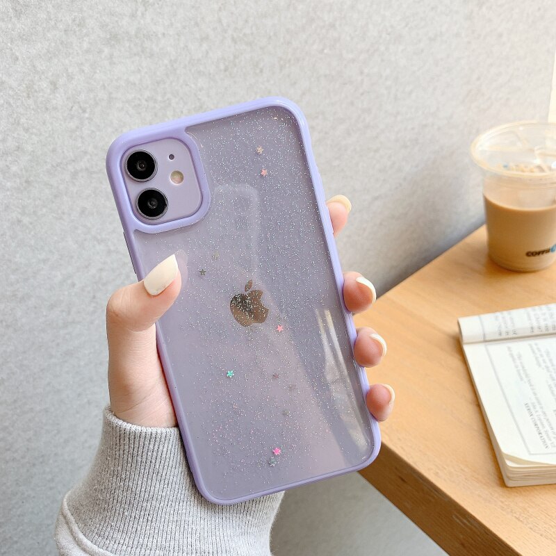 Bling Glitter Purple iPhone Case