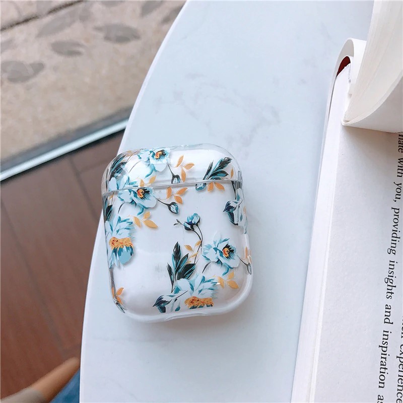Floral Clear Design AirPods Cases