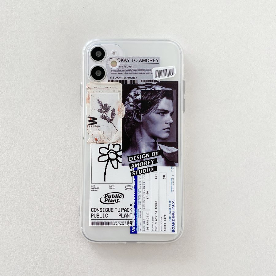 Collage Label iPhone 12 Case