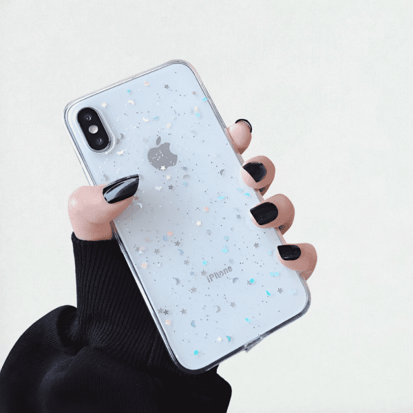 Glitter Star Phone Case - iPhone XR