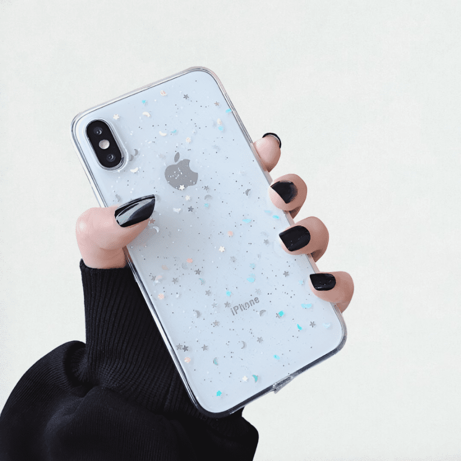 Glitter Star Phone Case - iPhone XR