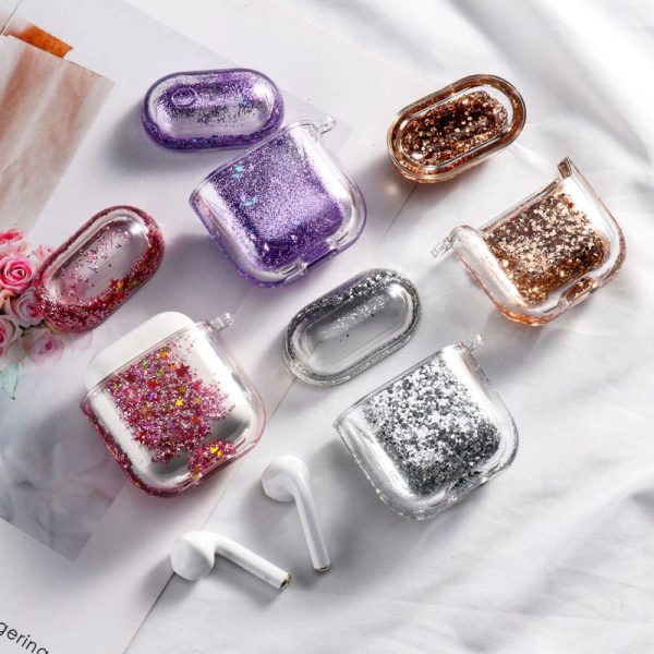 Glitter Clear AirPods Cases