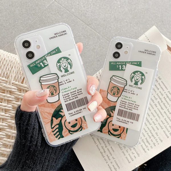 Starbucks Print iPhone 12 Case