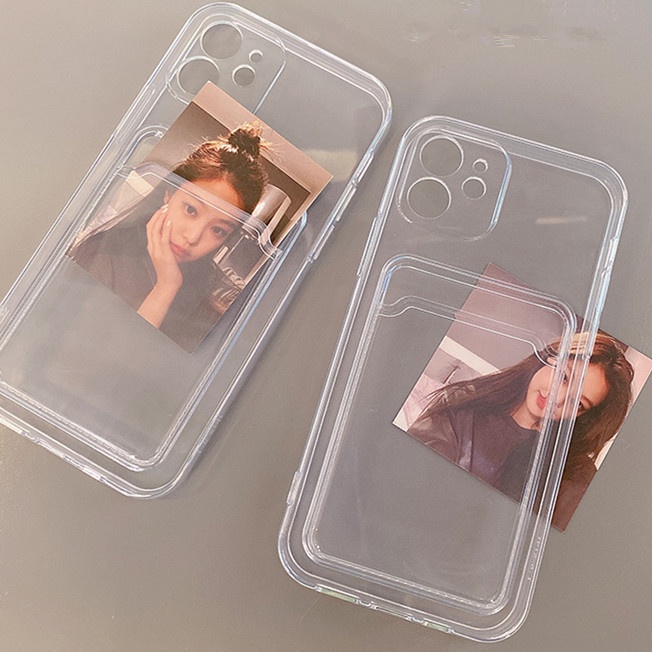 Clear iPhone 12 Case With Card Holder