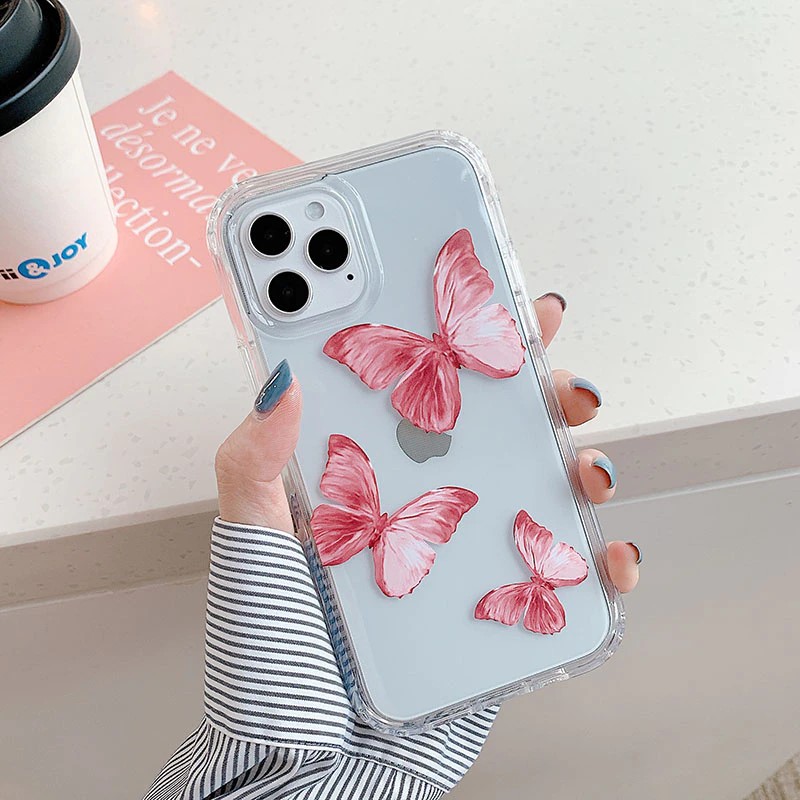 Give Me Pink Butterflies iPhone Case
