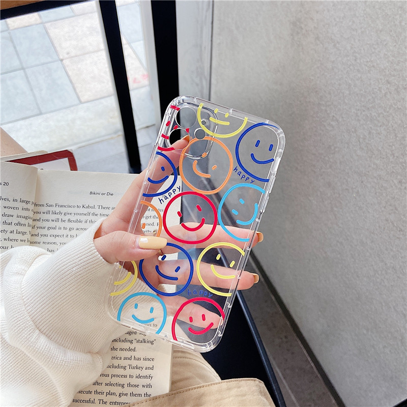 Colorful Smiley Faces iPhone 11 Case