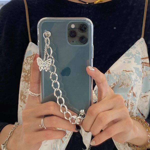lil butterfly chain iphone case