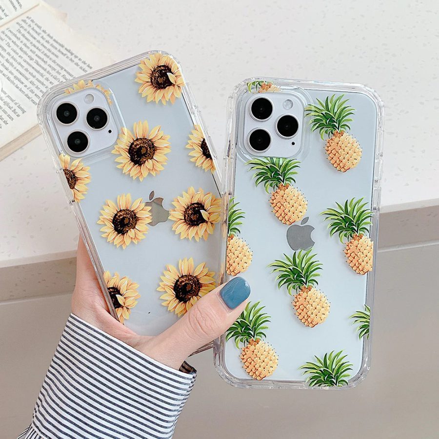 Pineapple & Sunflower iPhone Case