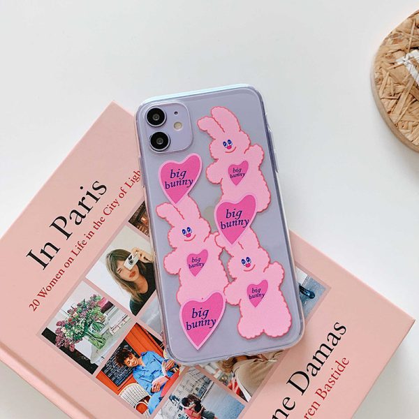 Pink Bunny iPhone 12 Case
