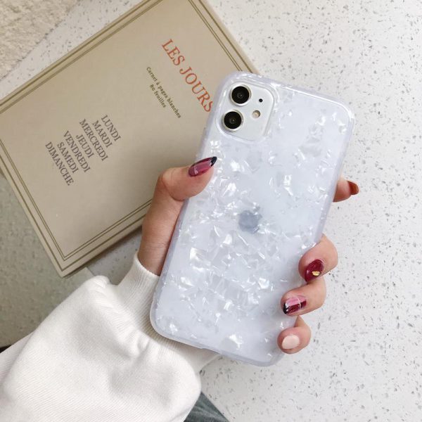 White Bling Opal iPhone 11 Case
