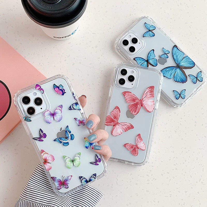 Clear Butterfly iPhone Case - ZiCase