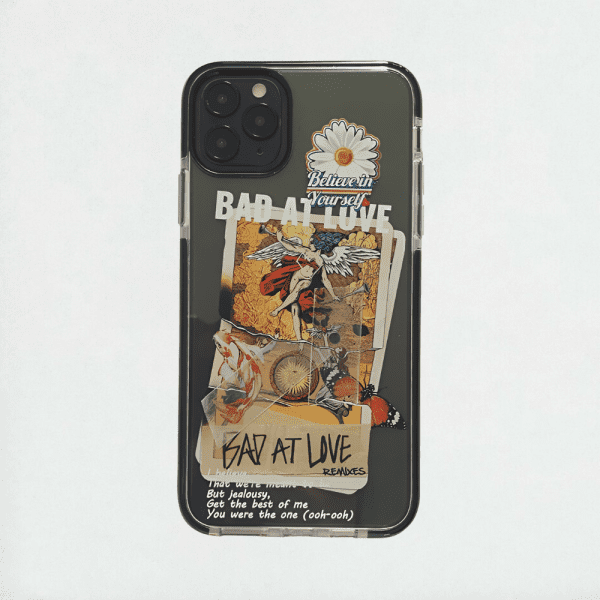 Bad At Love Collage iPhone Case