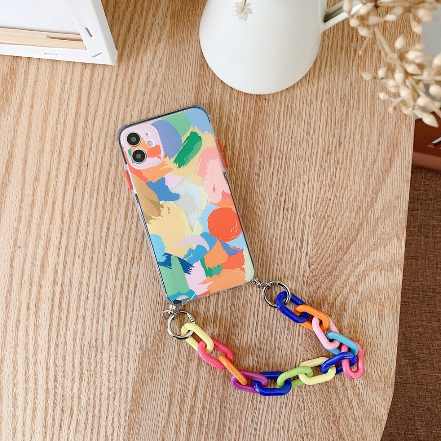 Colorful Protective Case With Chain