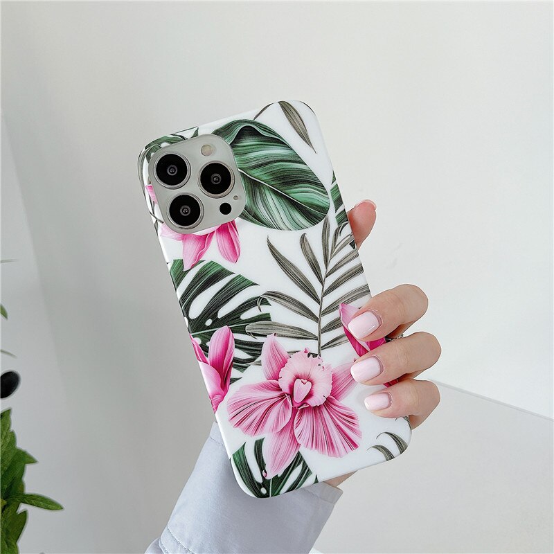 Summer Leaves iPhone 13 Pro Max Case