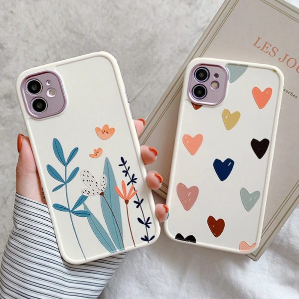 Hearts & Floral iPhone Case