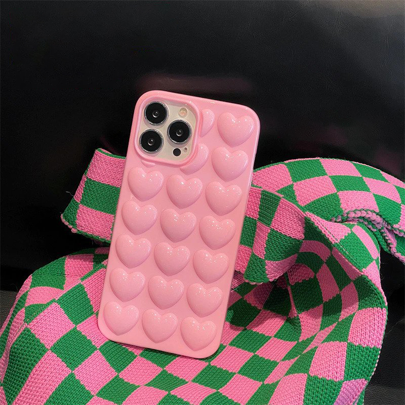 Pink Hearts iPhone13 Pro Max Case