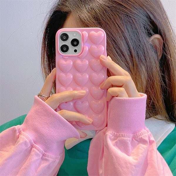 Pink Hearts iPhone 12 Pro Max Case