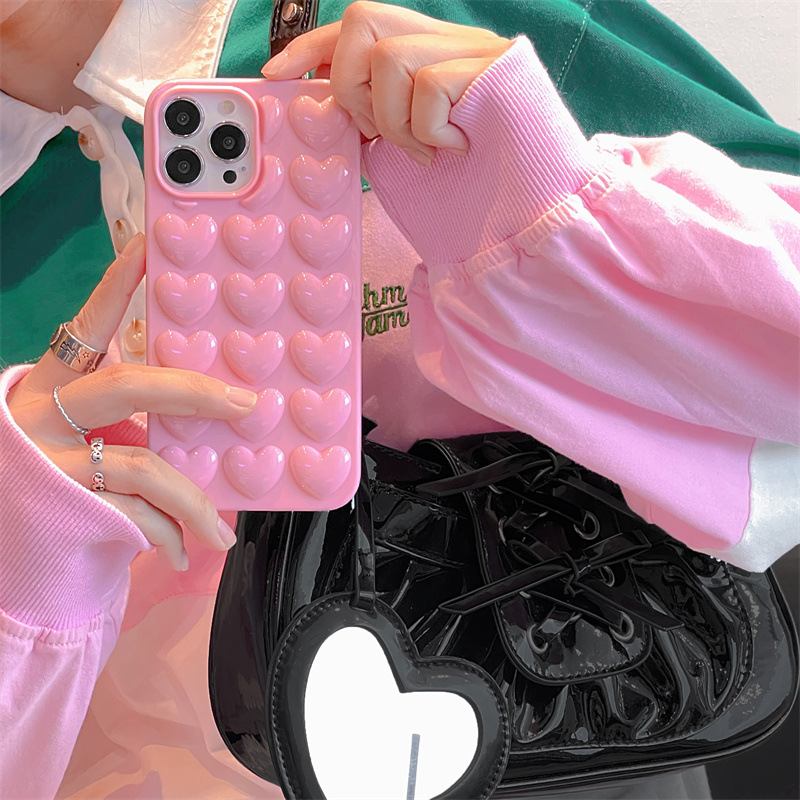 Pink Hearts iPhone 11 Pro Max Case