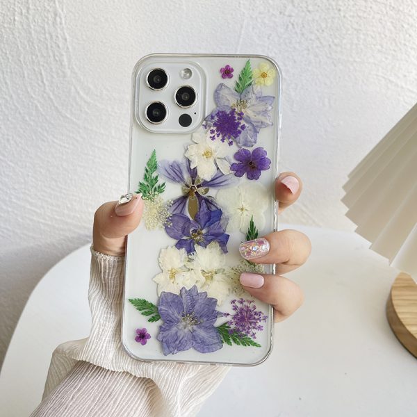 Purple Dried Flowers iPhone 12 Pro Max Case