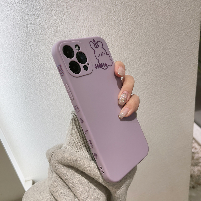 Purple Kawaii Animal iPhone 12 Pro Max Case