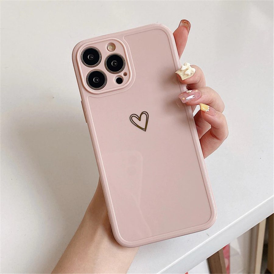 Candy Pink Heart iPhone 13 Pro Max Case