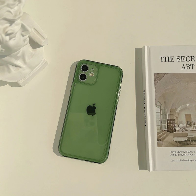 Clear Green iPhone Case