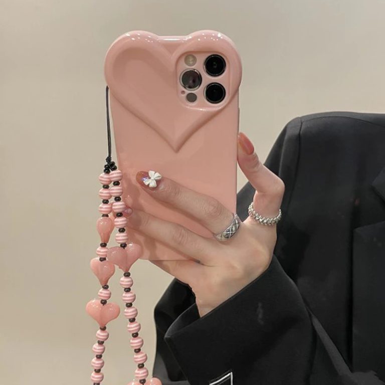 3d Pink Heart Iphone Case Zicase