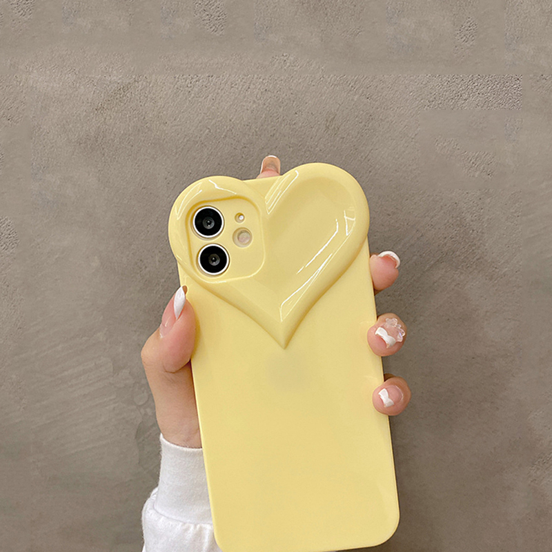 Yellow Heart iPhone 11 Case