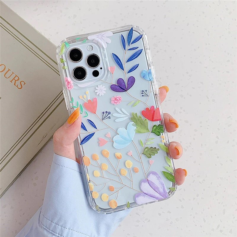 Floral Pattern iPhone 13 Pro Max Case