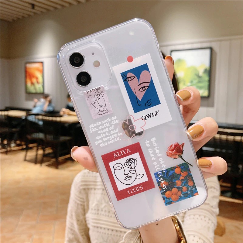 Aesthetic Stickers iPhone 12 Case - ZiCASE