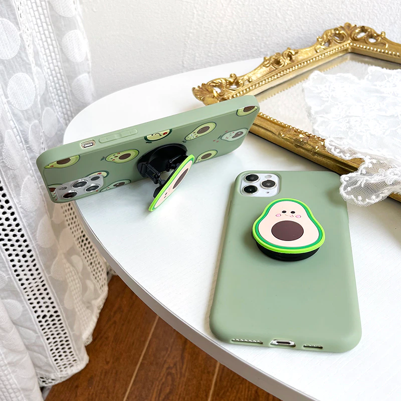 Avocado iPhone 13 Pro Max Case With Phone Holder