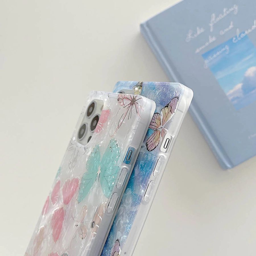 Butterfly Square iPhone Cases