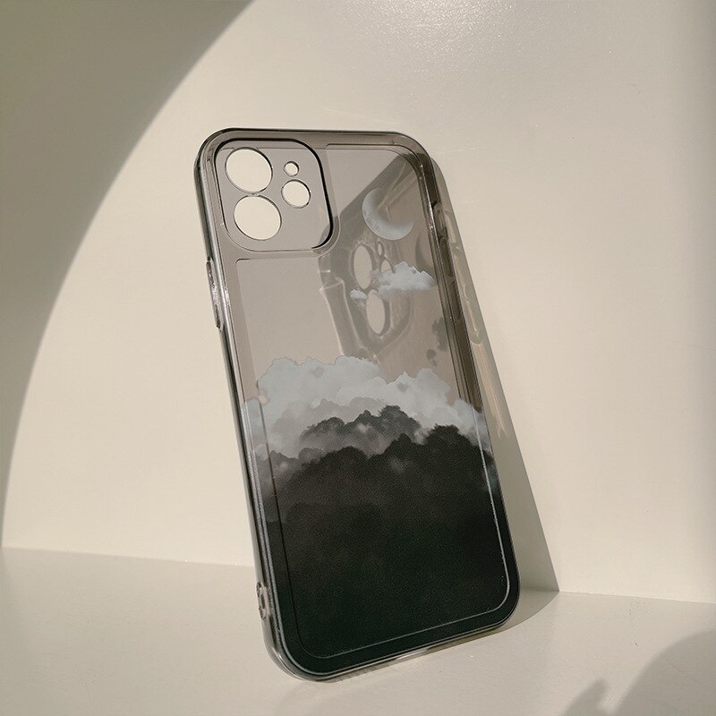 Clouds & Moon iPhone 14 Case