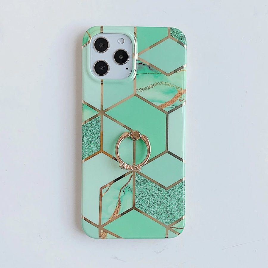Geometric Marble iPhone X Case - ZiCASE