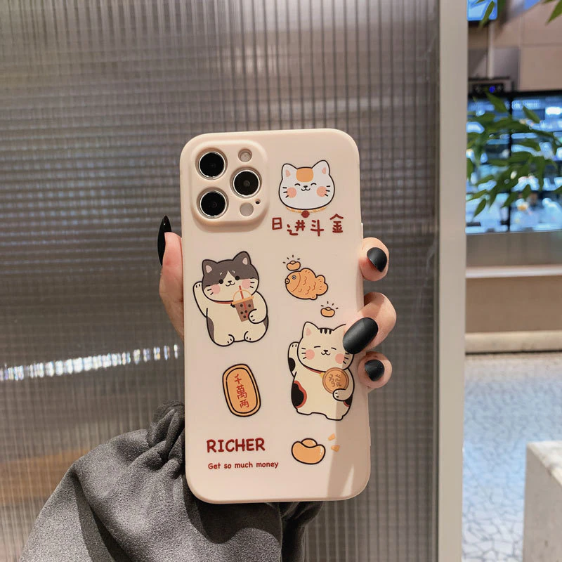 Japanese Cats iPhone 13 Pro Max Case