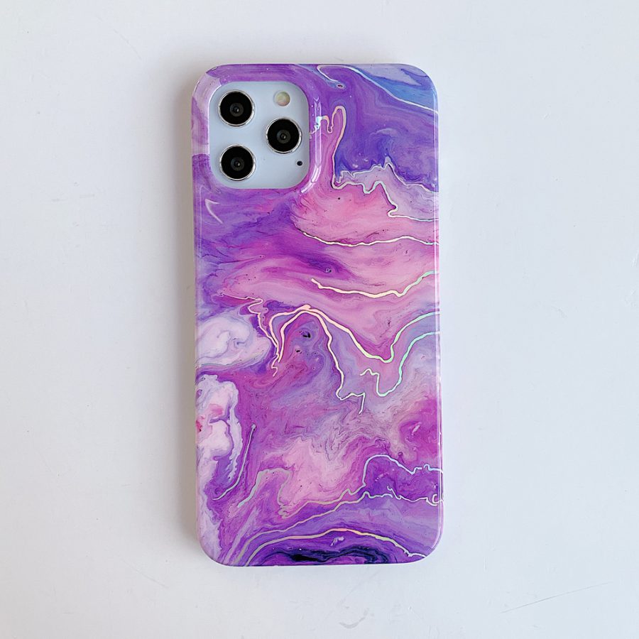 Legendary Purple Marble iPhone 12 Pro Max Case