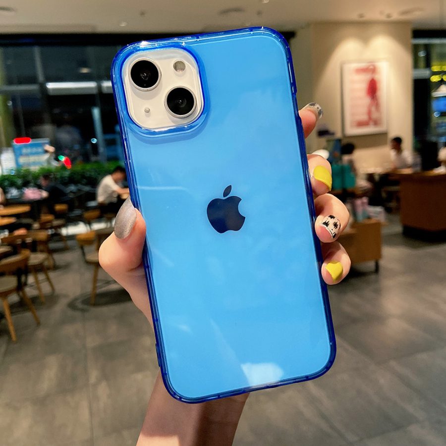 Neon Blue iPhone 14 Case