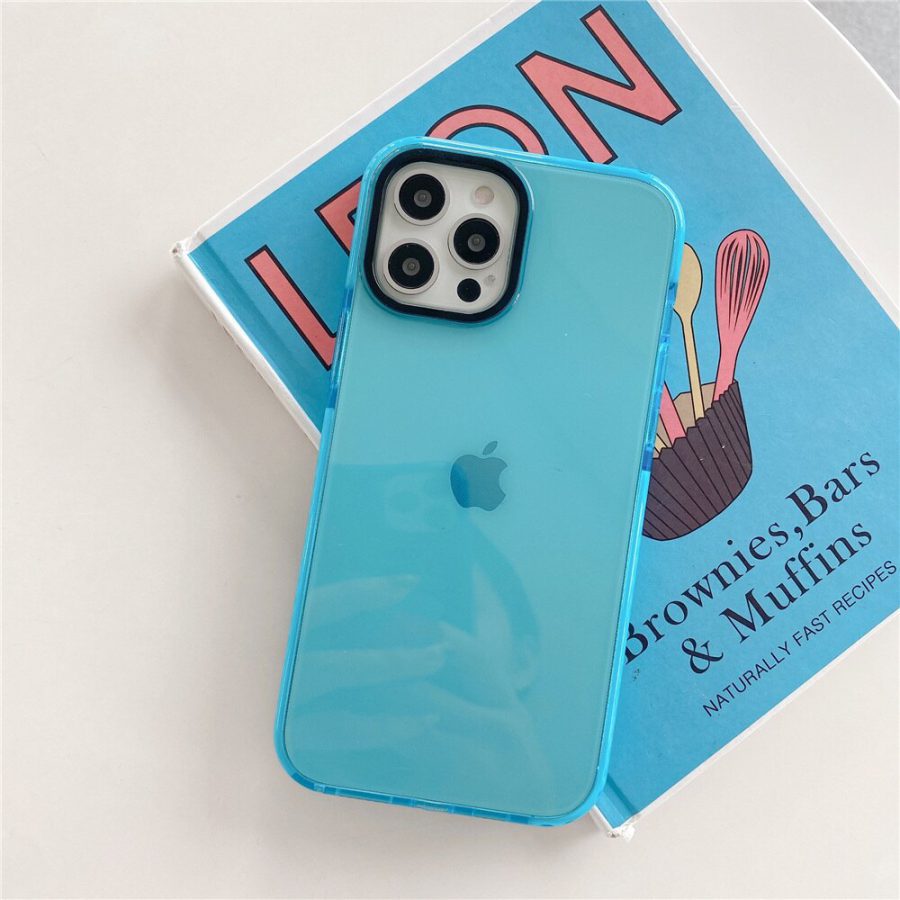 Neon Blue iPhone 13 Pro Max Case - ZiCASE