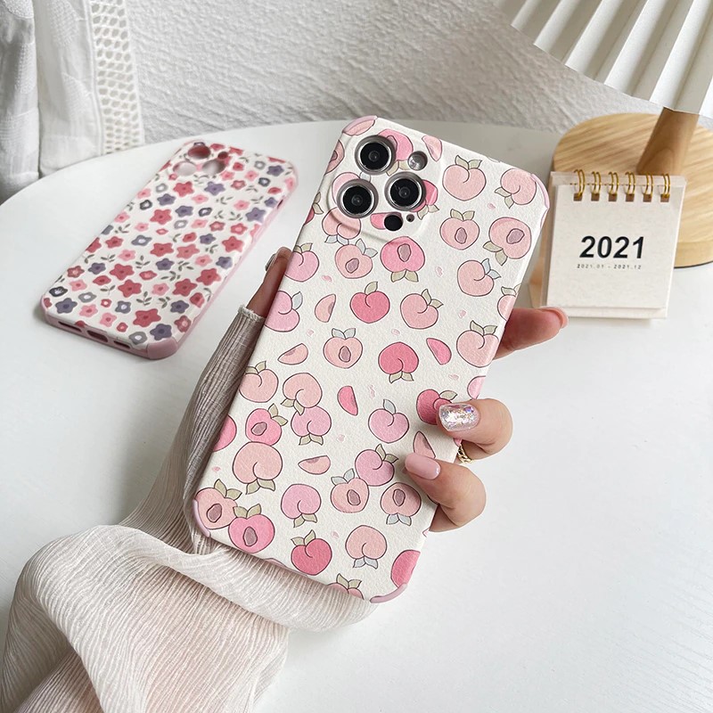 Peaches & Flowers iPhone Case - ZiCASE