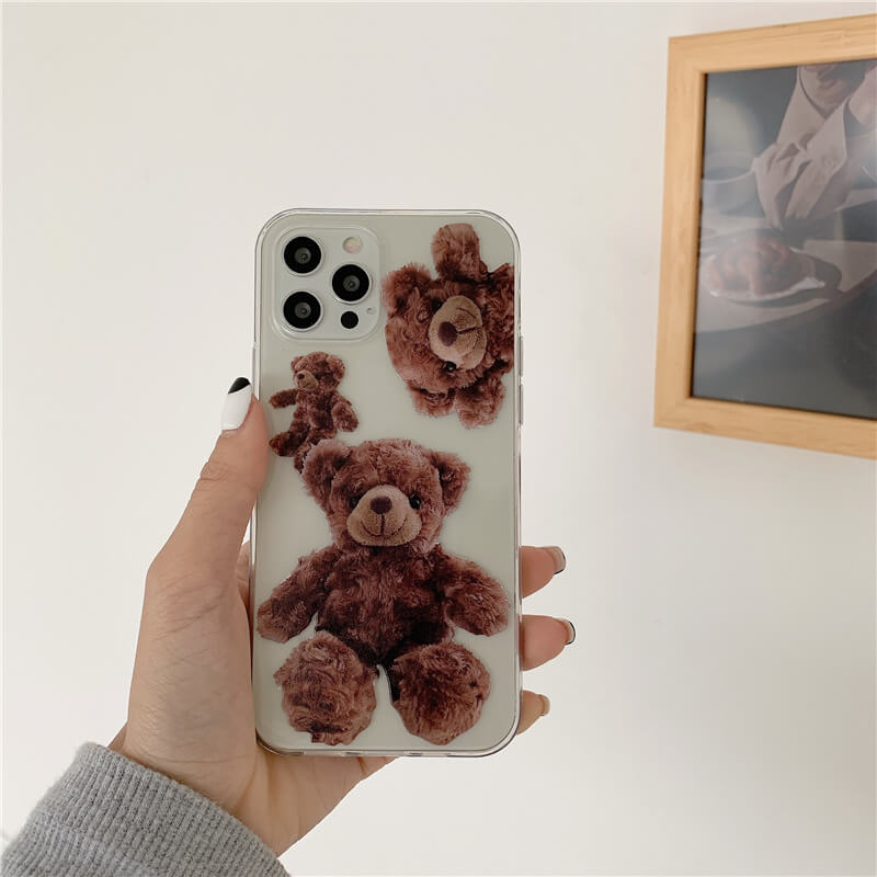 Plush Bear Clear iPhone 11 Case - ZiCASE