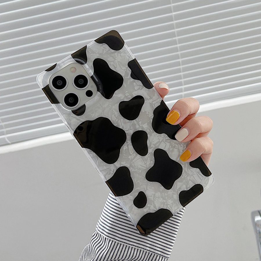 Square Cow Print iPhone 13 Pro Max Case - ZiCASE