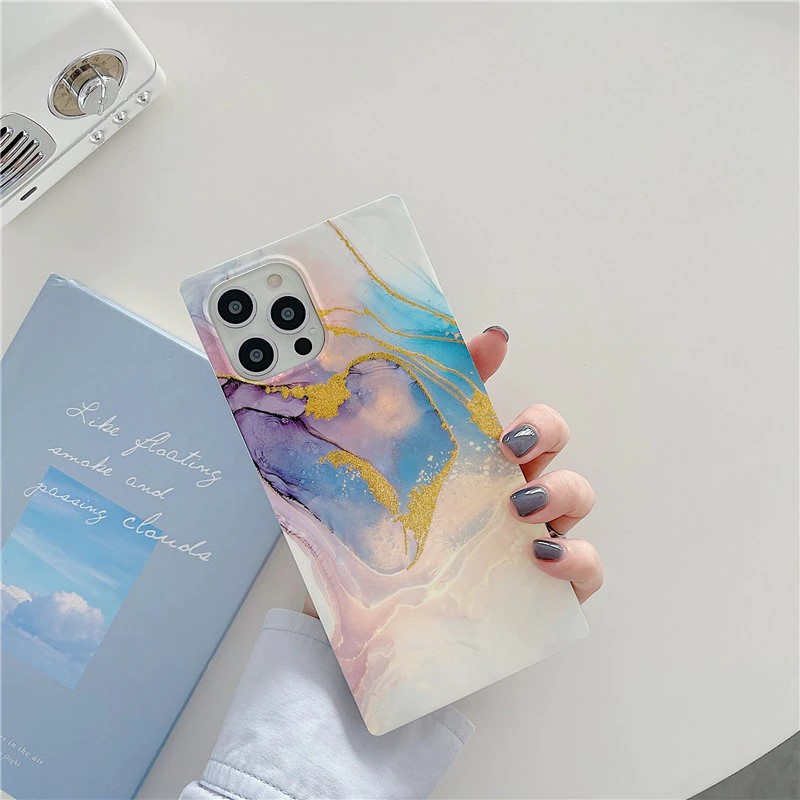 Square Marble Print iPhone 11 Pro Max Case